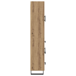 Highboard με συρτάρι 2 pcs Artisan Oak Επεξεργασμένο ξύλο - Pakobazaar