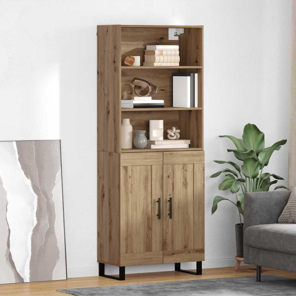 Highboard Artisan Oak 69,5 x 34 x 180 εκ. Επεξεργασμένο ξύλο - Pakobazaar