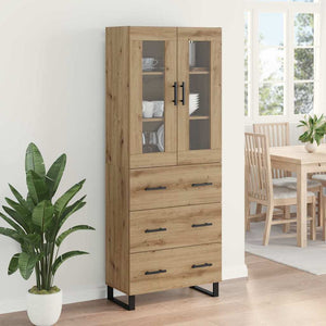 Highboard 2 τμχ. Artisan Oak 69,5 x 34 x 180 εκ.