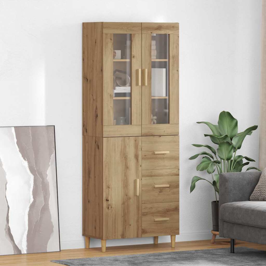 Highboard Artisan Oak 69,5 x 34 x 180 εκ. Επεξεργασμένο ξύλο
