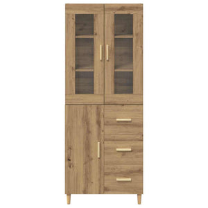 Highboard Artisan Oak 34,5 x 34 x 180 εκ. Επεξεργασμένο Ξύλο