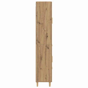 Highboard Artisan Oak 34,5 x 34 x 180 εκ. Επεξεργασμένο Ξύλο