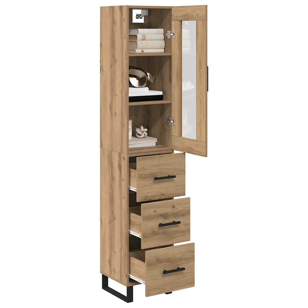 Highboard Artisan Oak 34,5 x 34 x 180 εκ. Επεξεργασμένο ξύλο - Pakobazaar