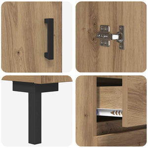 Highboard Artisan Oak 69,5 x 34 x 180 εκ. Επεξεργασμένο ξύλο - Pakobazaar