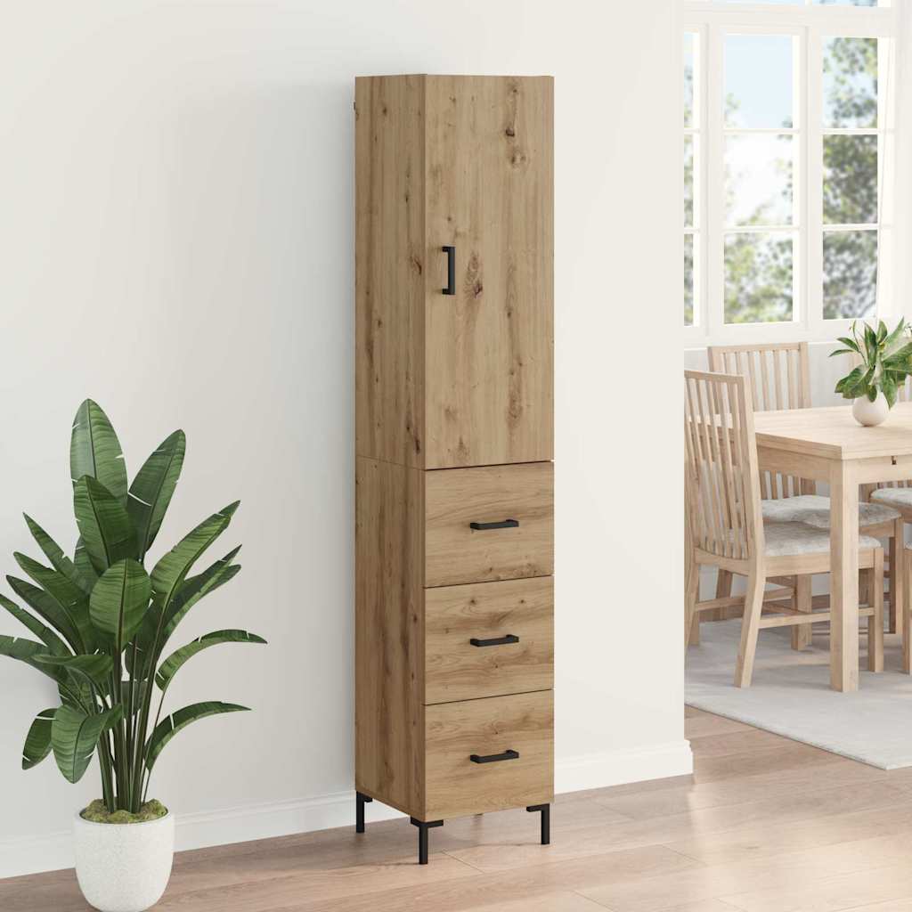Highboard Artisan Oak 69,5 x 34 x 180 εκ. Επεξεργασμένο ξύλο - Pakobazaar