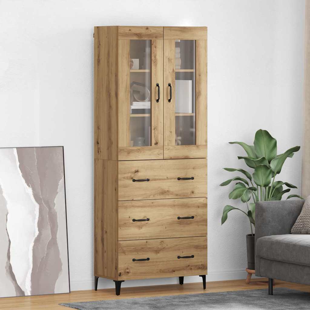 Highboard Artisan Oak 69,5 x 34 x 180 εκ. Επεξεργασμένο ξύλο - Pakobazaar
