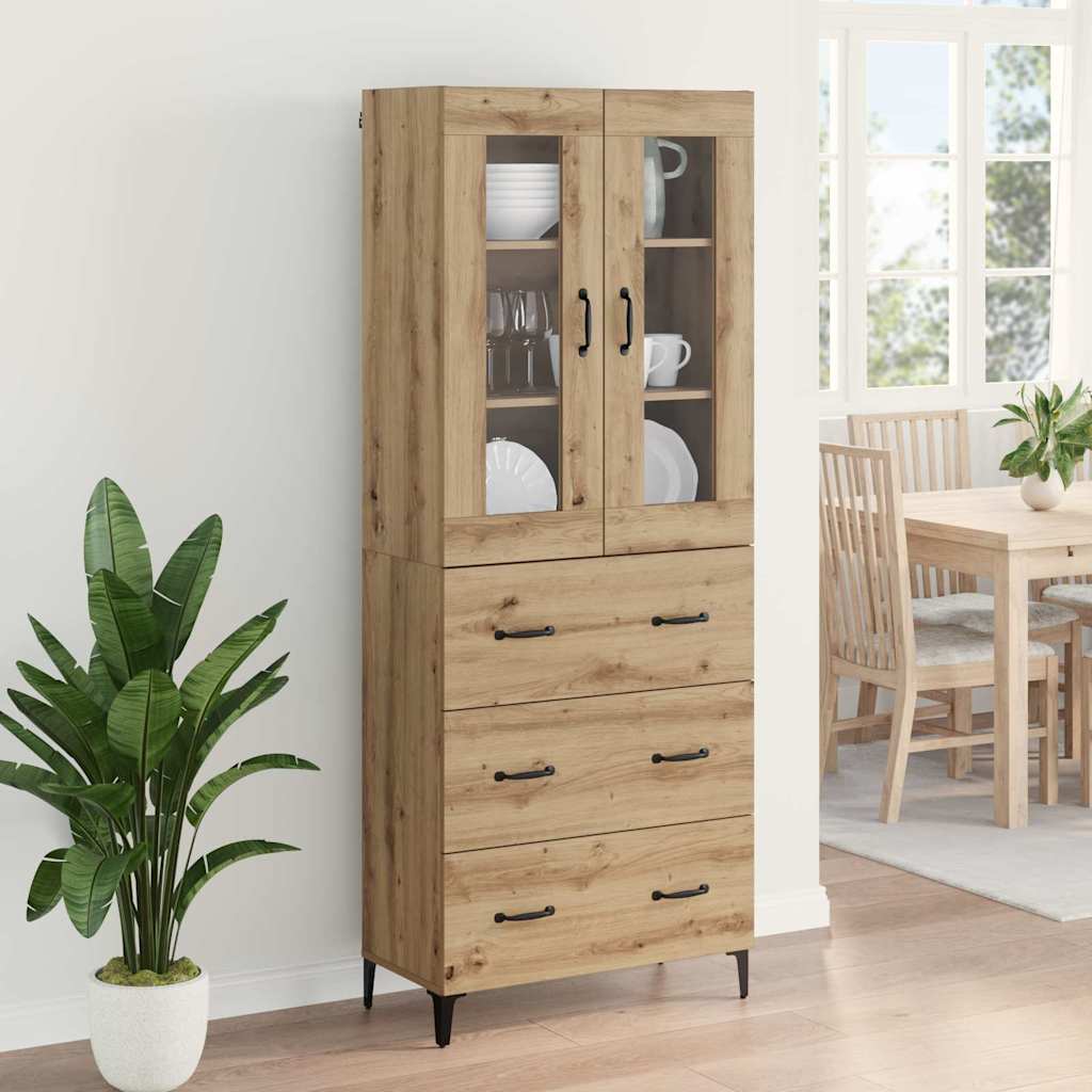 Highboard Artisan Oak 69,5 x 34 x 180 εκ. Επεξεργασμένο ξύλο - Pakobazaar