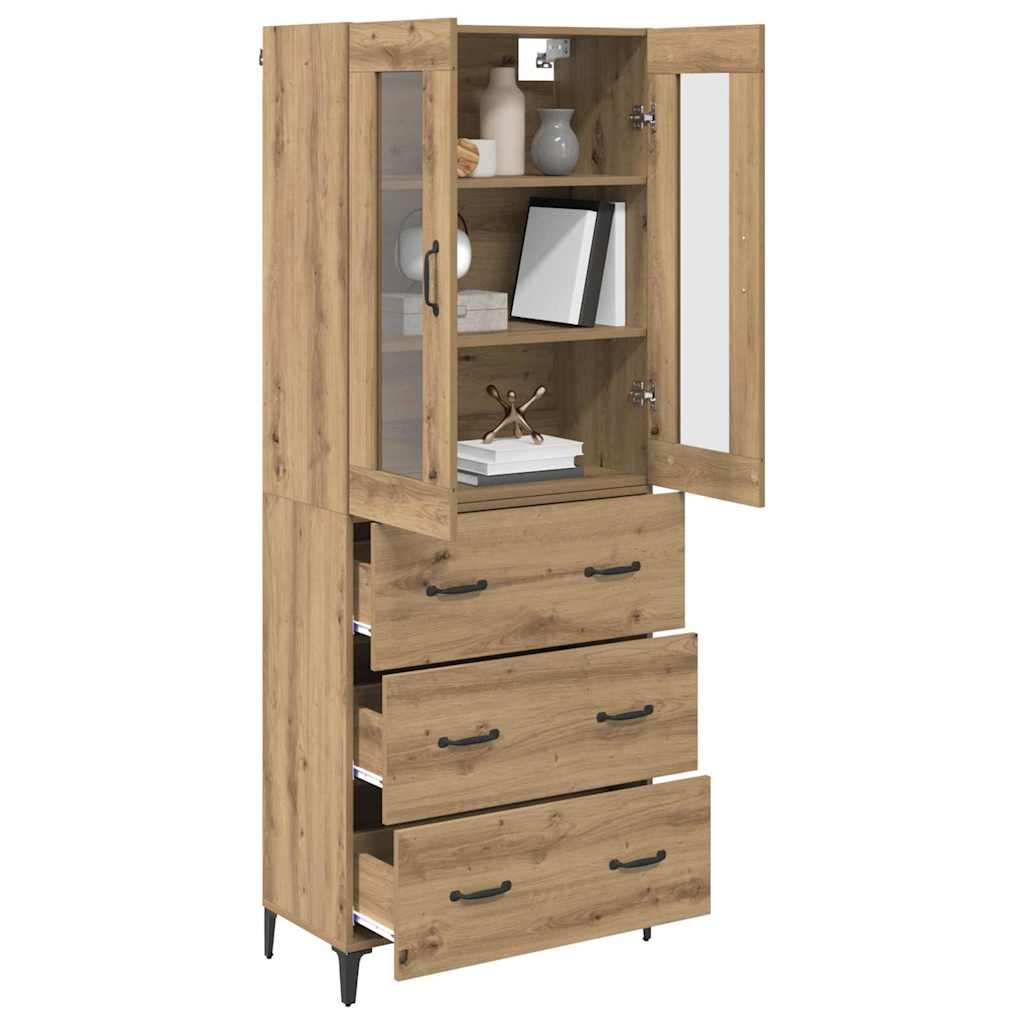 Highboard Artisan Oak 69,5 x 34 x 180 εκ. Επεξεργασμένο ξύλο - Pakobazaar