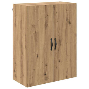 Highboard 2 pcs Artisan Oak Μηχανική ξυλεία και γυαλί - Pakobazaar