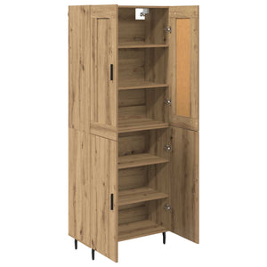 Highboard 2 pcs Artisan Oak Επεξεργασμένο ξύλο - Pakobazaar