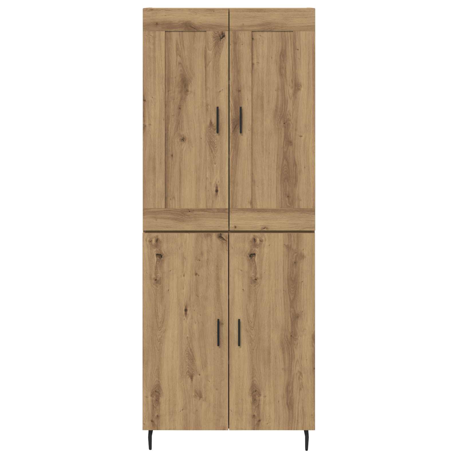 Highboard 2 pcs Artisan Oak Επεξεργασμένο ξύλο - Pakobazaar