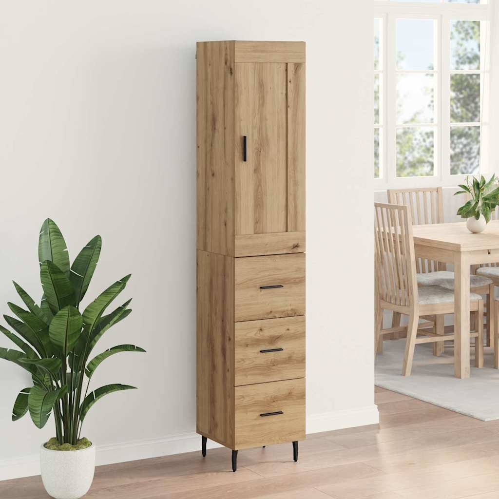Highboard Artisan Oak 34,5 x 34 x 180 εκ. Επεξεργασμένο ξύλο