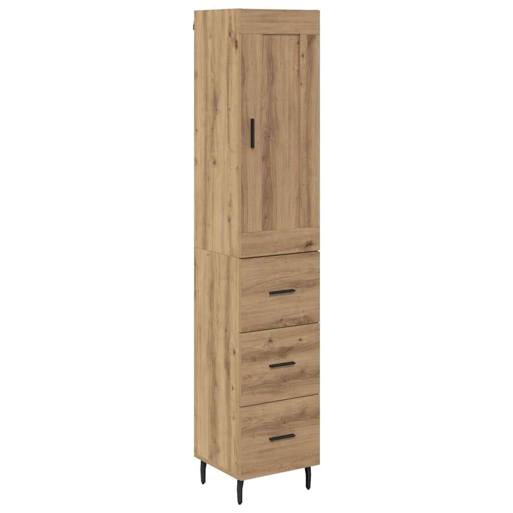 Highboard Artisan Oak 34,5 x 34 x 180 εκ. Επεξεργασμένο ξύλο