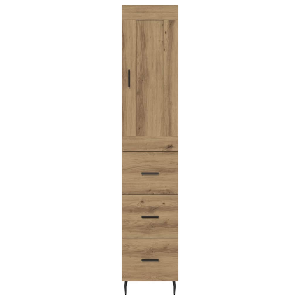 Highboard Artisan Oak 34,5 x 34 x 180 εκ. Επεξεργασμένο ξύλο