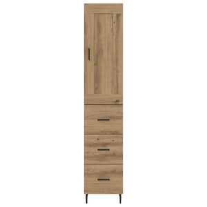 Highboard Artisan Oak 34,5 x 34 x 180 εκ. Επεξεργασμένο Ξύλο