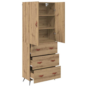 Highboard Artisan Oak 69,5 x 34 x 180 εκ. Επεξεργασμένο Ξύλο