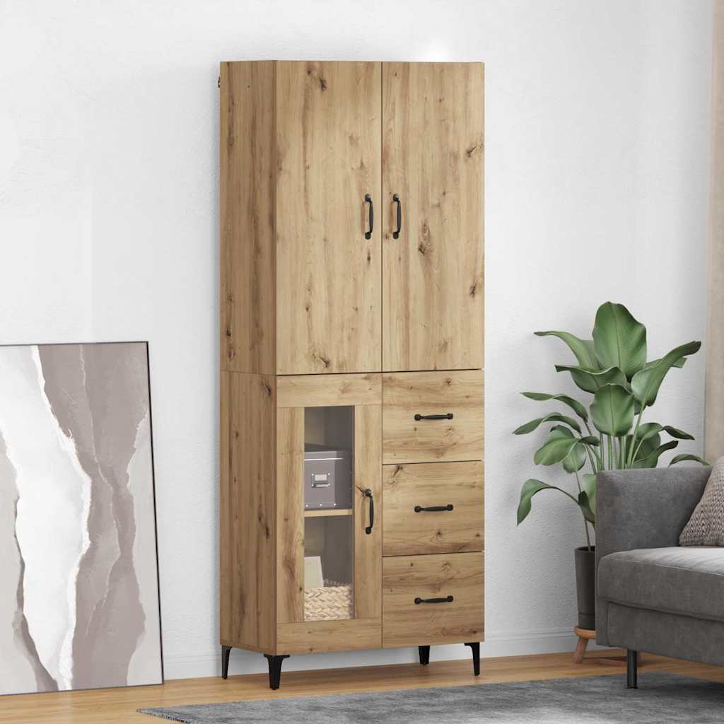 Highboard Artisan Oak 69,5 x 34 x 180 εκ. Επεξεργασμένο ξύλο - Pakobazaar