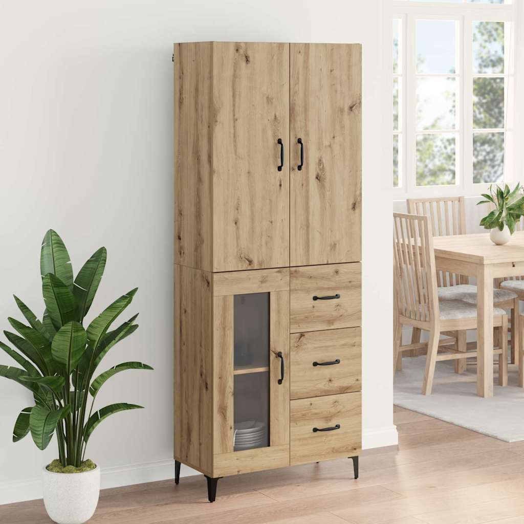 Highboard Artisan Oak 69,5 x 34 x 180 εκ. Επεξεργασμένο ξύλο - Pakobazaar