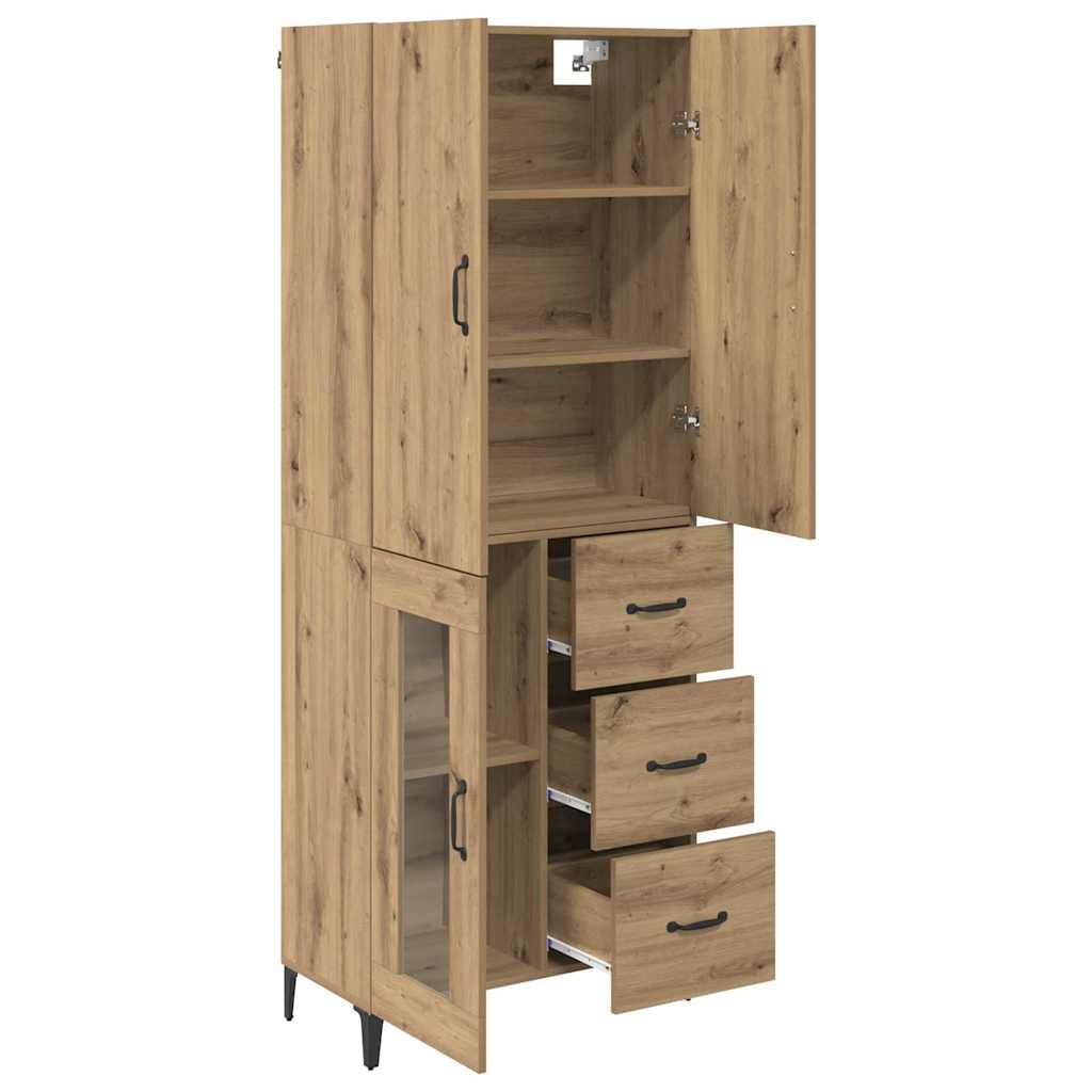 Highboard Artisan Oak 69,5 x 34 x 180 εκ. Επεξεργασμένο ξύλο - Pakobazaar