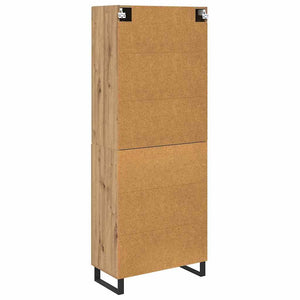 Highboard με συρτάρι 2 pcs Artisan Oak 69,5 x 34 x 180 εκ. - Pakobazaar