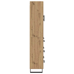 Highboard με συρτάρι 2 pcs Artisan Oak 69,5 x 34 x 180 εκ. - Pakobazaar