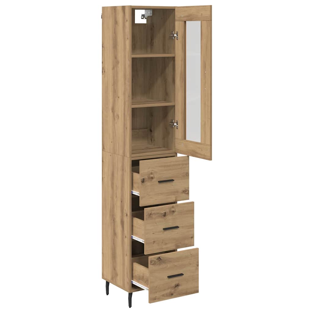 Highboard Artisan Oak 34,5 x 34 x 180 εκ. Επεξεργασμένο ξύλο