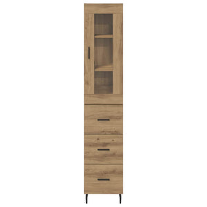 Highboard Artisan Oak 34,5 x 34 x 180 εκ. Επεξεργασμένο Ξύλο