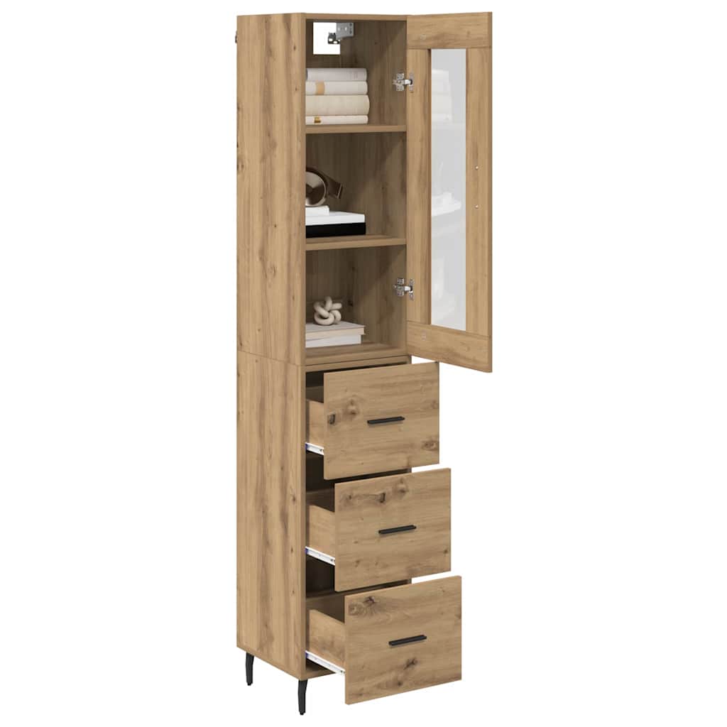 Highboard Artisan Oak 34,5 x 34 x 180 εκ. Επεξεργασμένο ξύλο