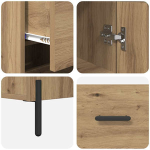 Highboard Artisan Oak 34,5 x 34 x 180 εκ. Επεξεργασμένο Ξύλο