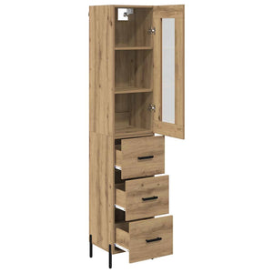 Highboard Artisan Oak 34,5 x 34 x 180 εκ. Επεξεργασμένο Ξύλο