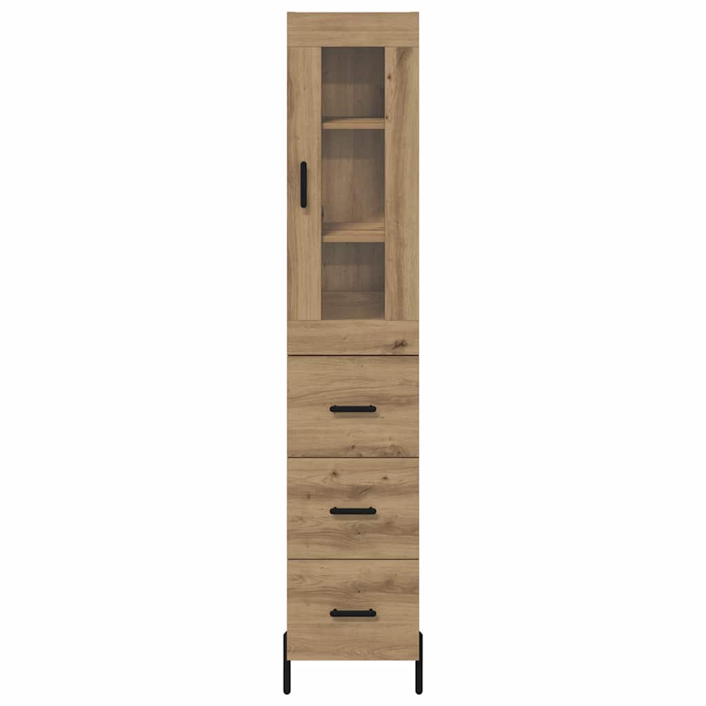 Highboard Artisan Oak 34,5 x 34 x 180 εκ. Επεξεργασμένο ξύλο
