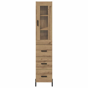 Highboard Artisan Oak 34,5 x 34 x 180 εκ. Επεξεργασμένο Ξύλο