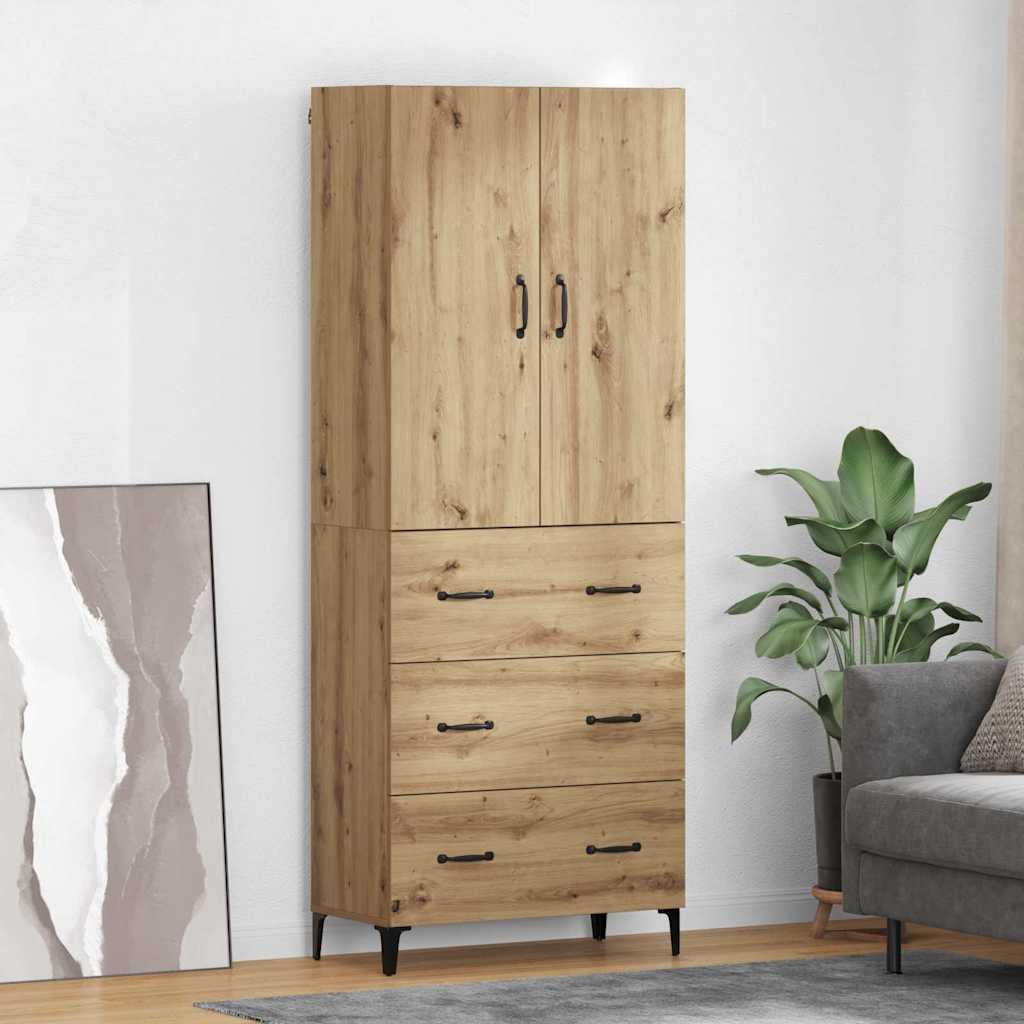 Highboard Artisan Oak 69,5 x 34 x 180 εκ. Επεξεργασμένο ξύλο - Pakobazaar