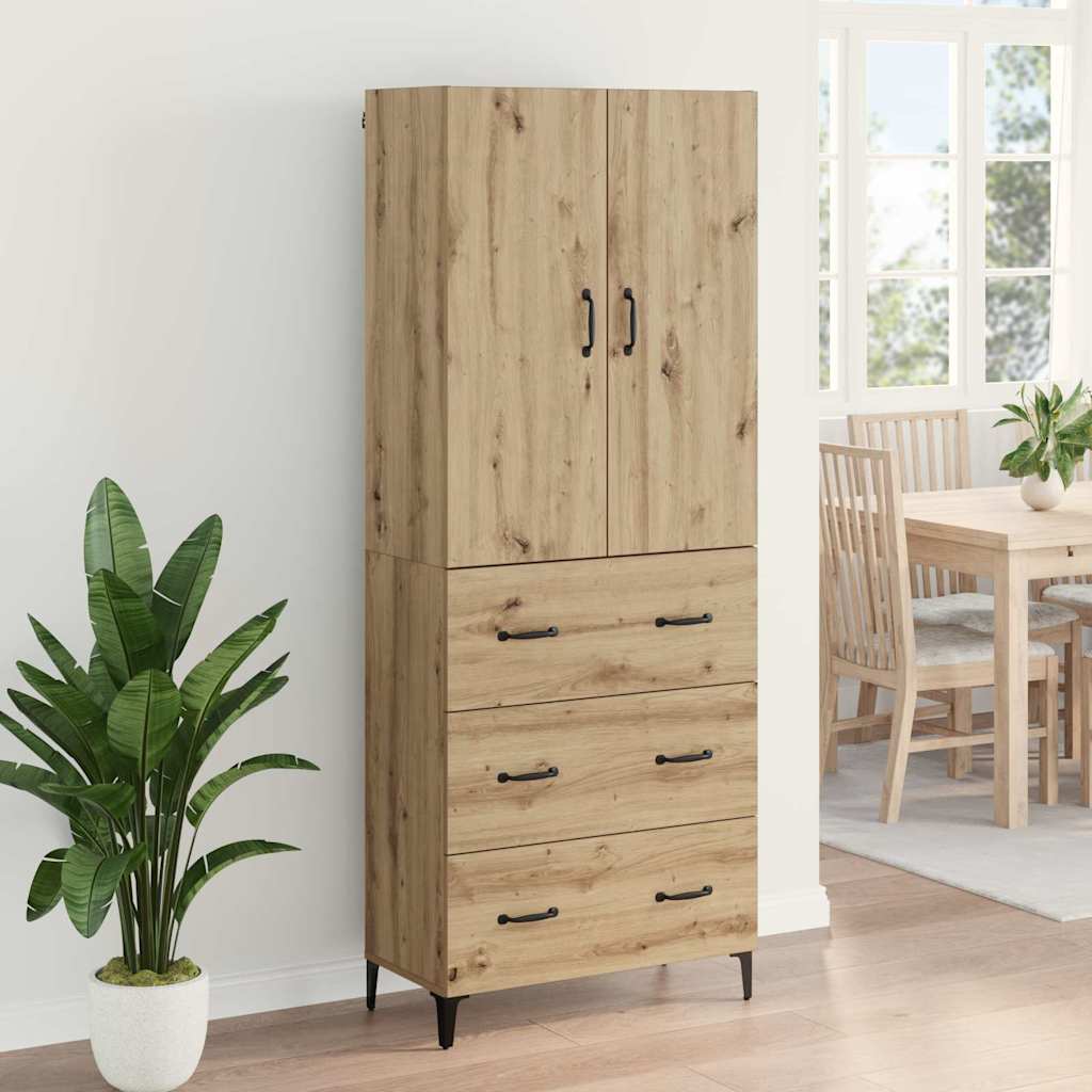 Highboard Artisan Oak 69,5 x 34 x 180 εκ. Επεξεργασμένο ξύλο - Pakobazaar