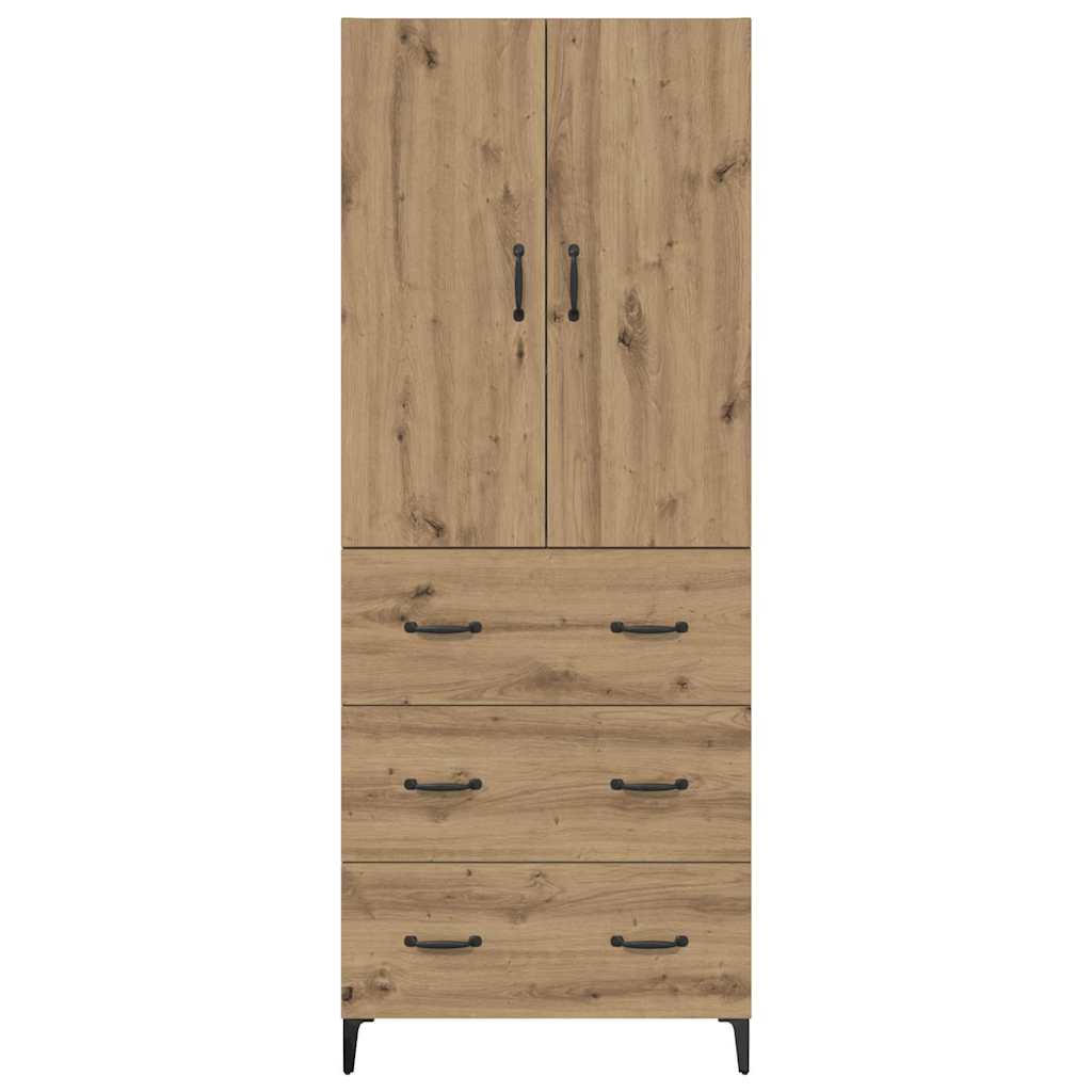Highboard Artisan Oak 69,5 x 34 x 180 εκ. Επεξεργασμένο ξύλο - Pakobazaar