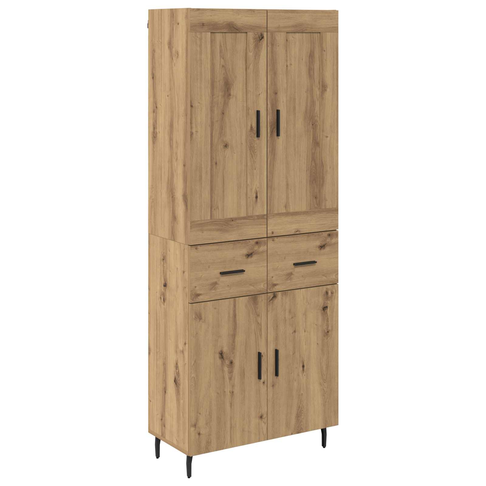 Highboard με συρτάρι 2 pcs Artisan Oak Επεξεργασμένο ξύλο - Pakobazaar