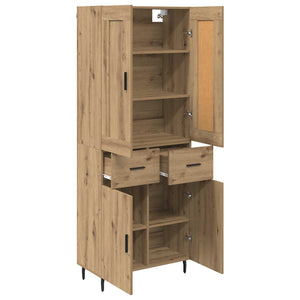 Highboard με συρτάρι 2 pcs Artisan Oak Επεξεργασμένο ξύλο - Pakobazaar