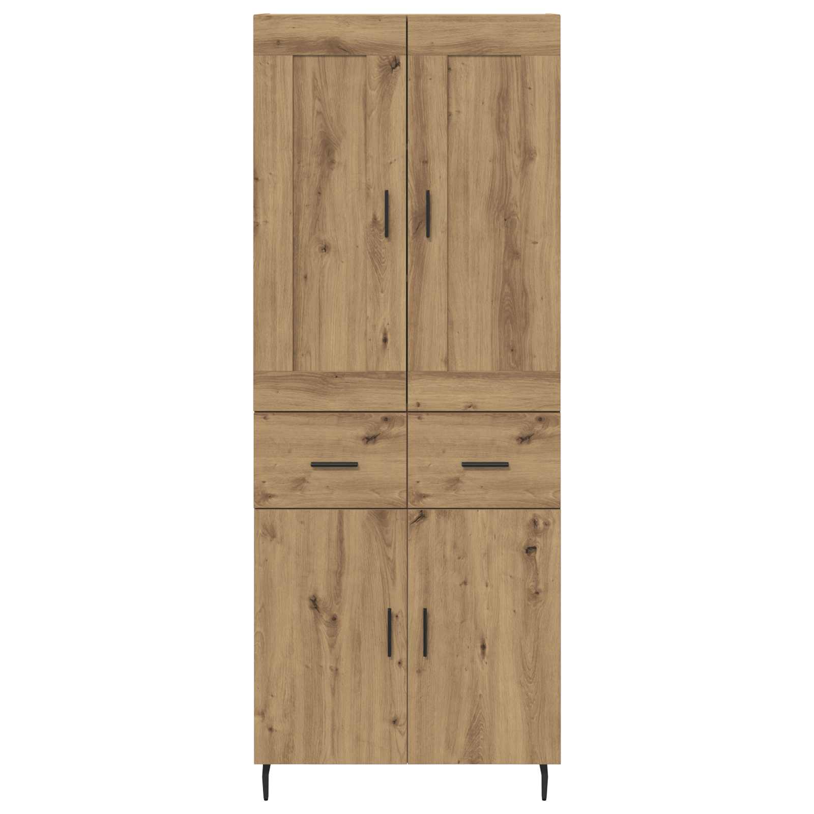 Highboard με συρτάρι 2 pcs Artisan Oak Επεξεργασμένο ξύλο - Pakobazaar