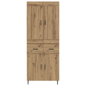 Highboard με συρτάρι 2 pcs Artisan Oak Επεξεργασμένο ξύλο - Pakobazaar