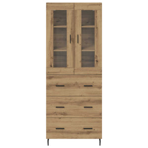 Highboard 2 τμχ. Artisan Oak 69,5 x 34 x 180 εκ.