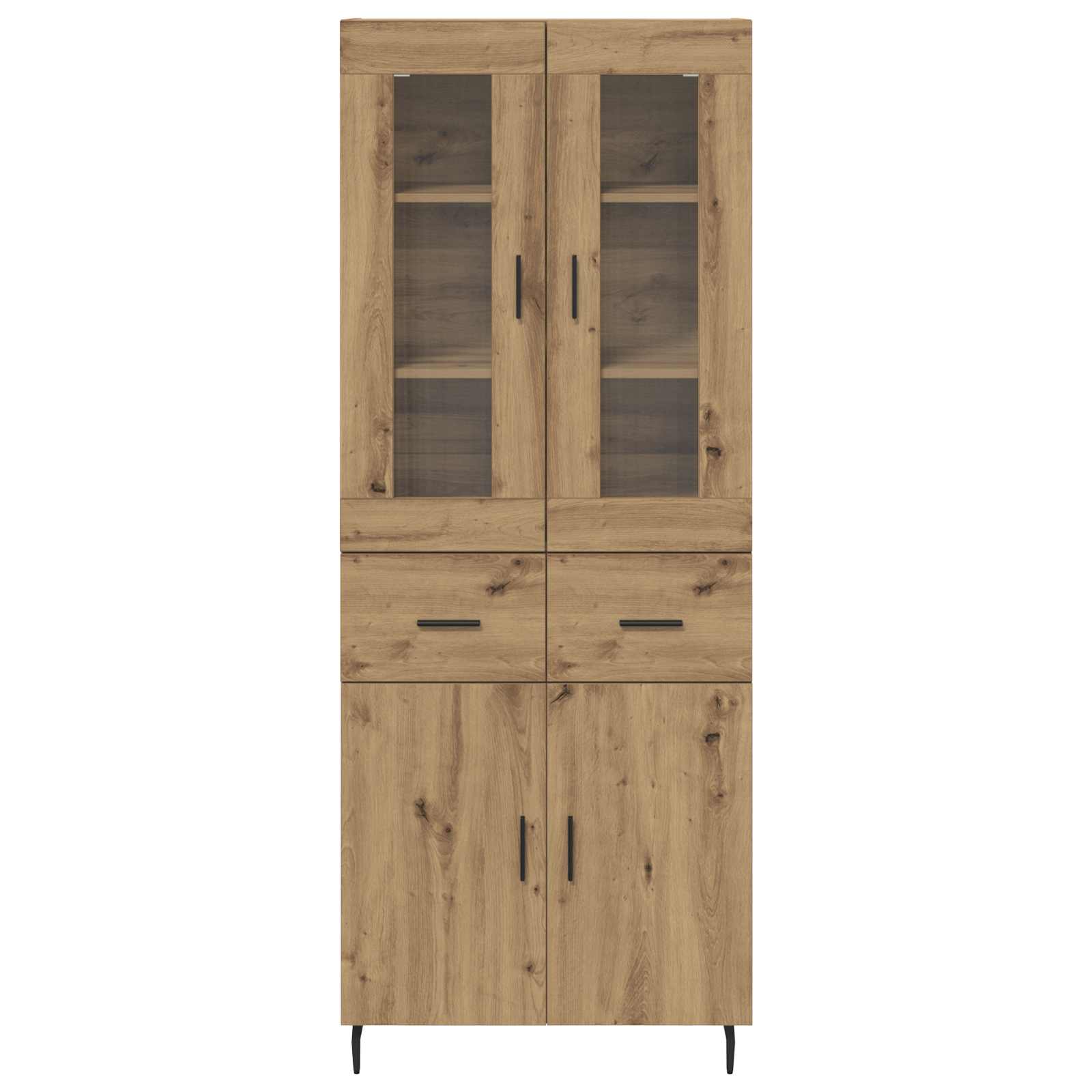 Highboard με συρτάρι 2 pcs Artisan Oak Επεξεργασμένο ξύλο
