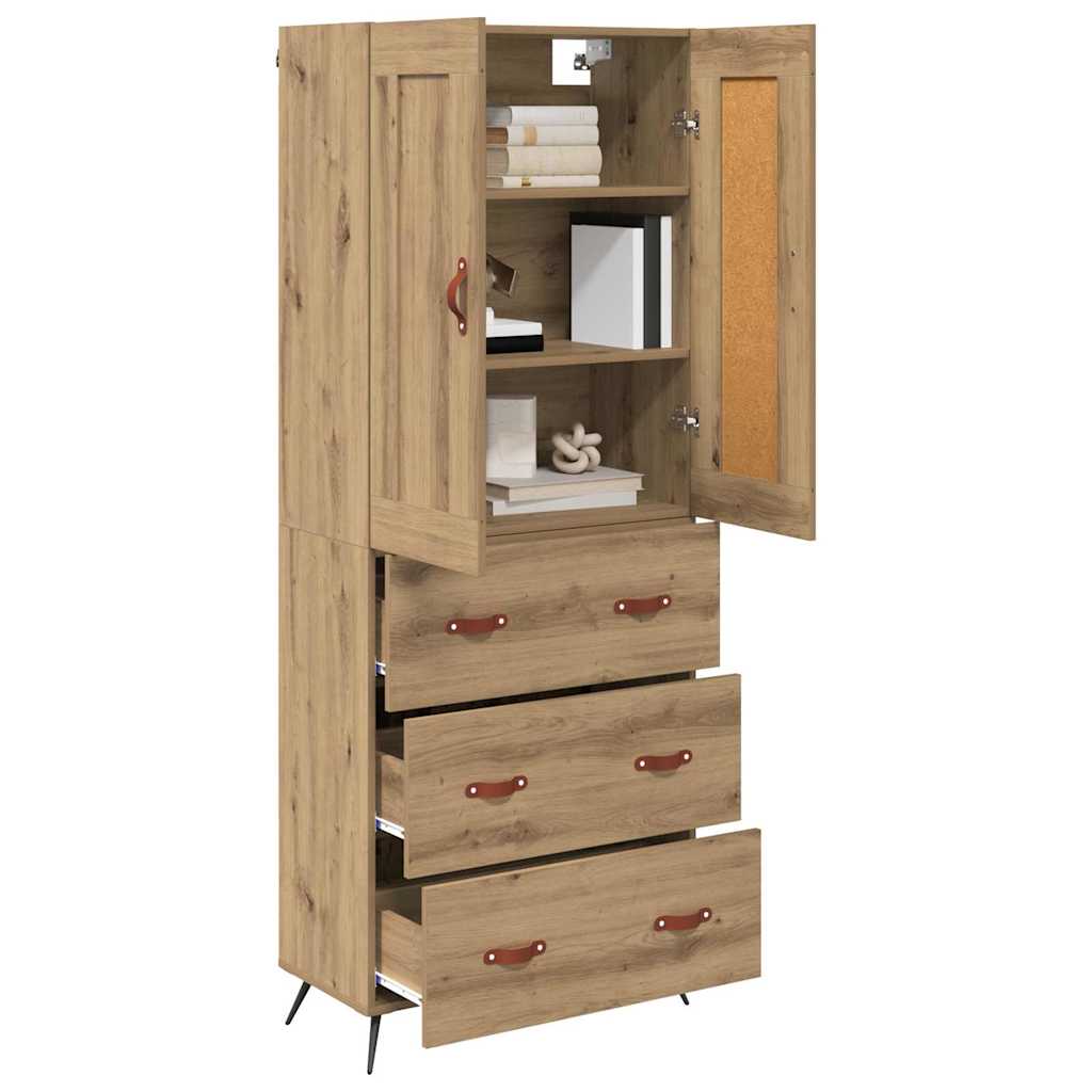 Highboard Artisan Oak 69,5 x 34 x 180 εκ. Επεξεργασμένο ξύλο