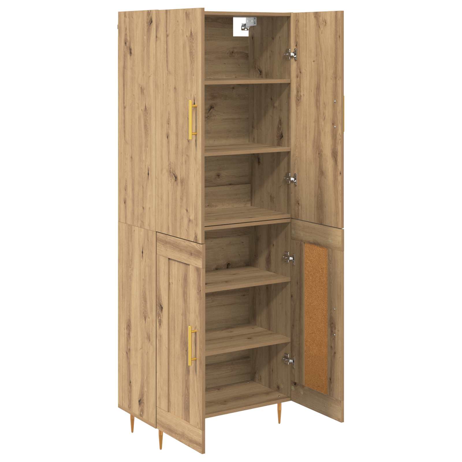 Highboard Artisan Oak 69,5 x 34 x 180 εκ. Επεξεργασμένο ξύλο