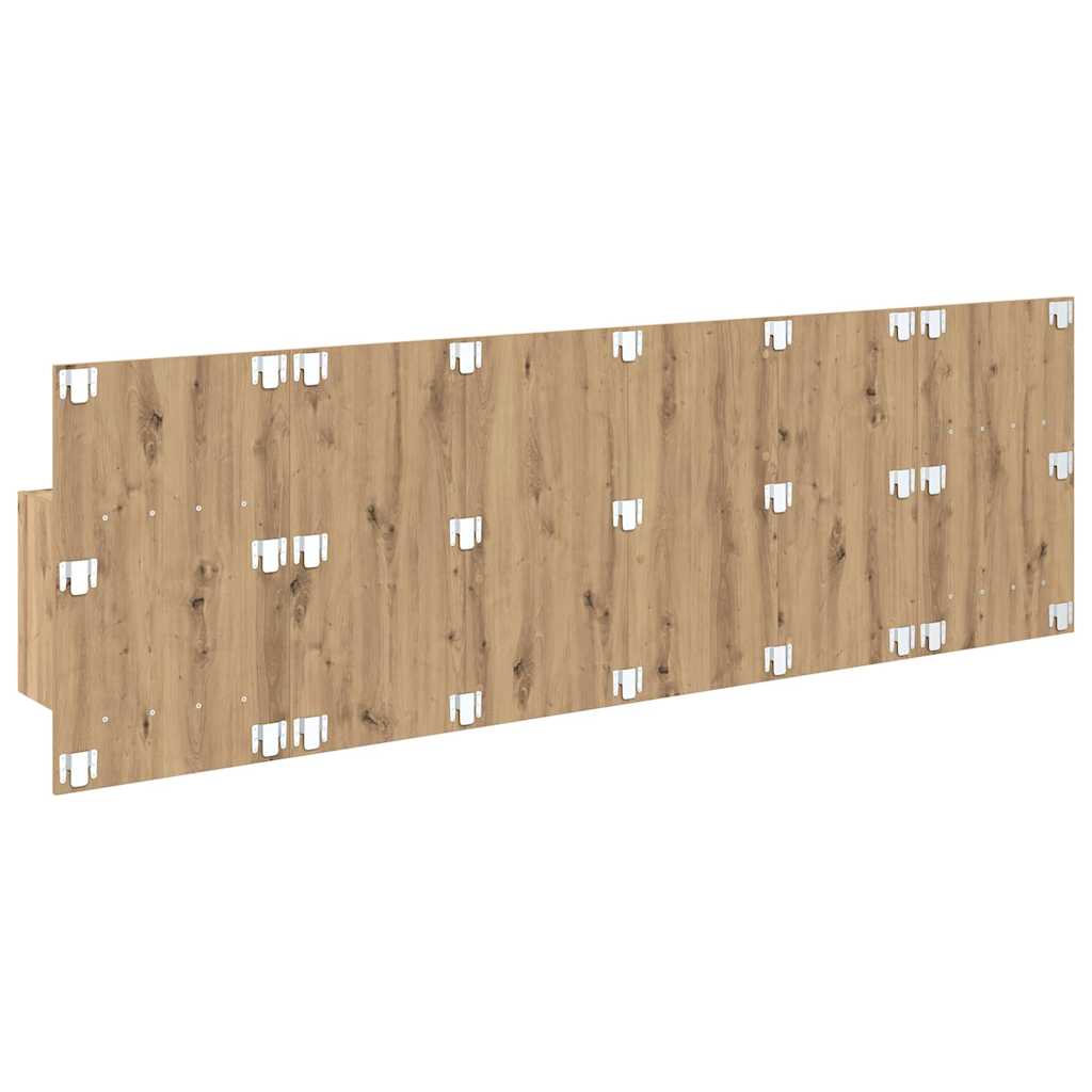 Κεφαλή κρεβατιού με κομοδίνο με συρτάρι 3 pcs Artisan Oak