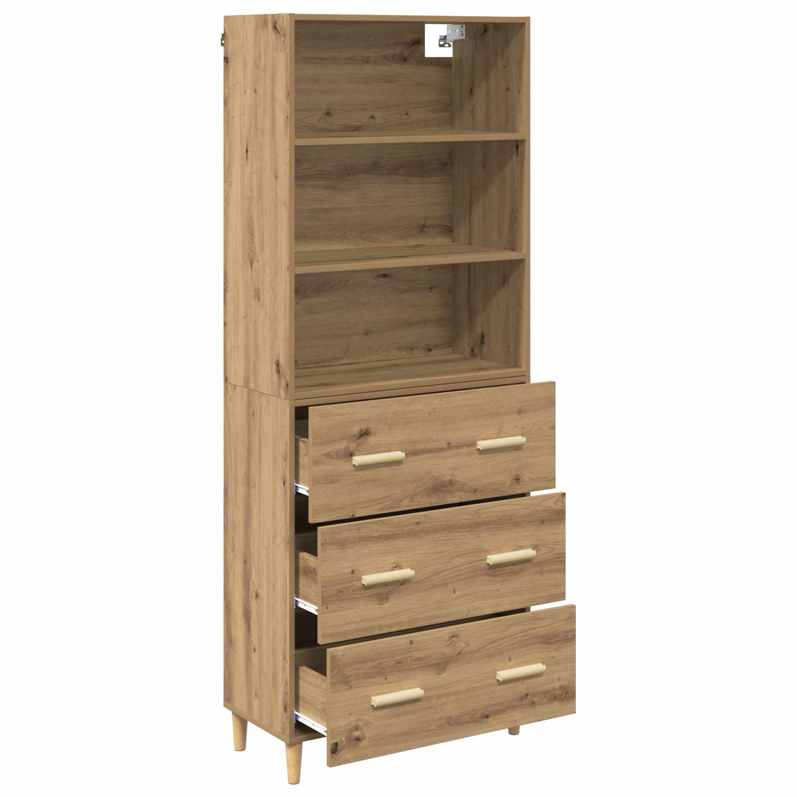 Highboard Artisan Oak 69,5 x 32,5 x 180 εκ Επεξεργασμένο ξύλο - Pakobazaar