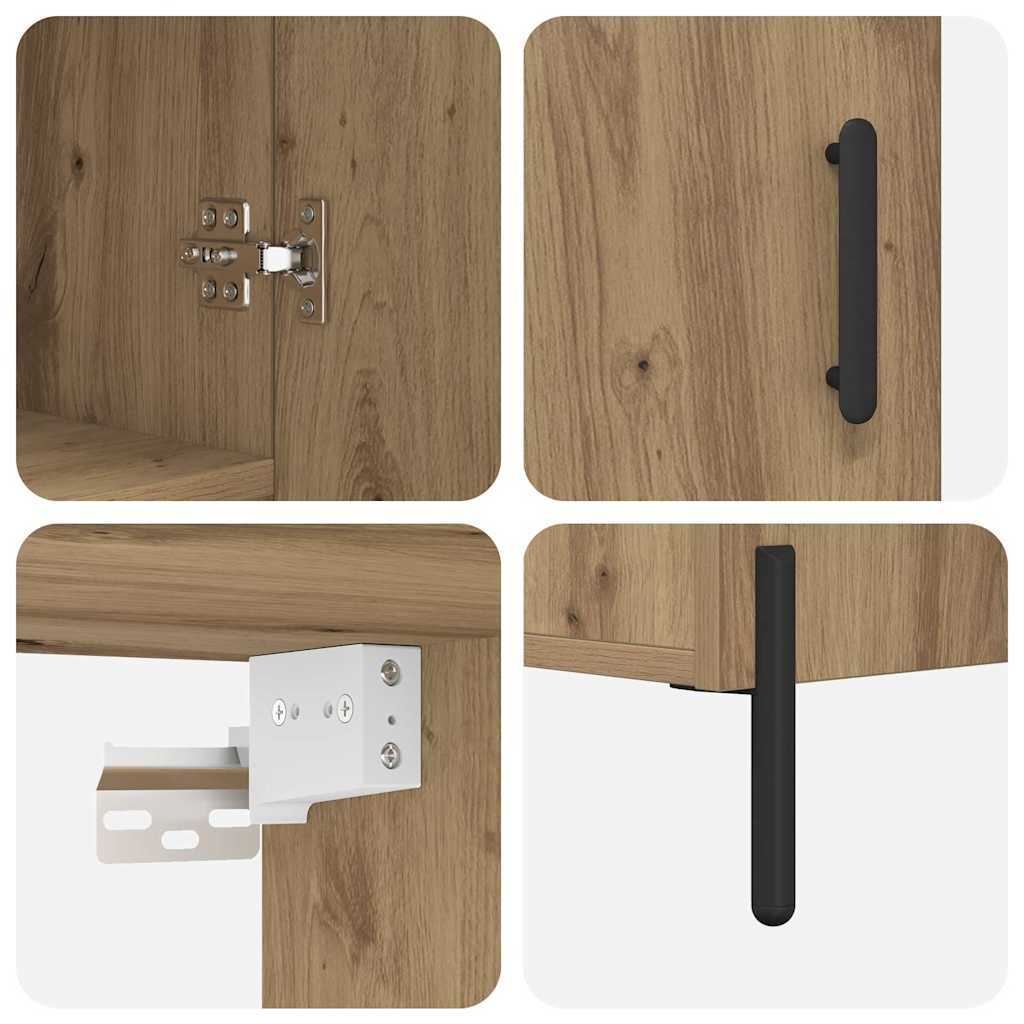 Highboard Artisan Oak 69,5 x 34 x 180 εκ. Επεξεργασμένο ξύλο - Pakobazaar