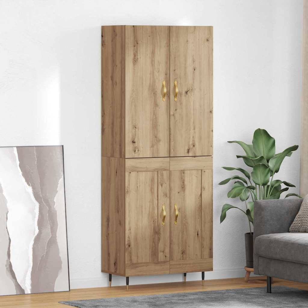Highboard Artisan Oak 69,5 x 34 x 180 εκ. Επεξεργασμένο ξύλο - Pakobazaar