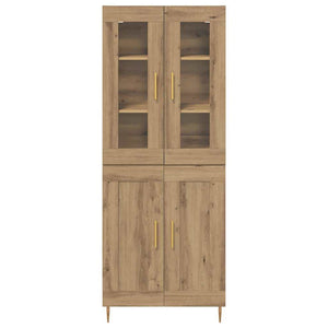 Highboard 2 τμχ. Artisan Oak 69,5 x 34 x 180 εκ.
