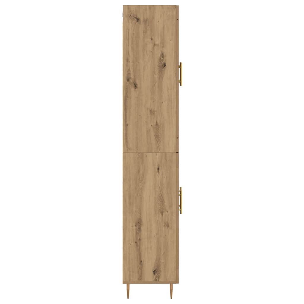 Highboard 2 pcs Artisan Oak Επεξεργασμένο ξύλο