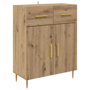 Highboard με συρτάρι 2 pcs Artisan Oak Επεξεργασμένο ξύλο - Pakobazaar